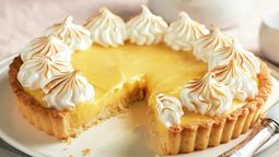 Recetas: Lemon pie, la tarta de limón con merengue. Foto: gentileza Cocina fácil.