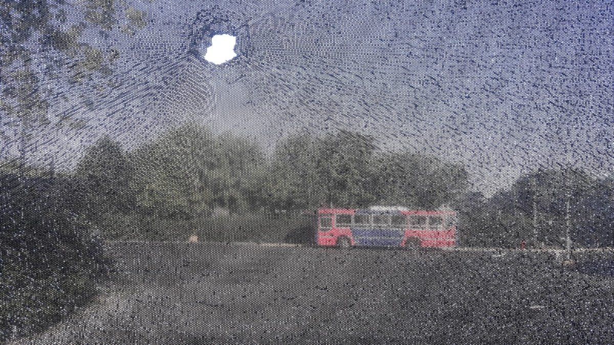 Los daños en el transporte público tras los festejos por la victoria ante Croacia en el Mundial Qatar 2022.