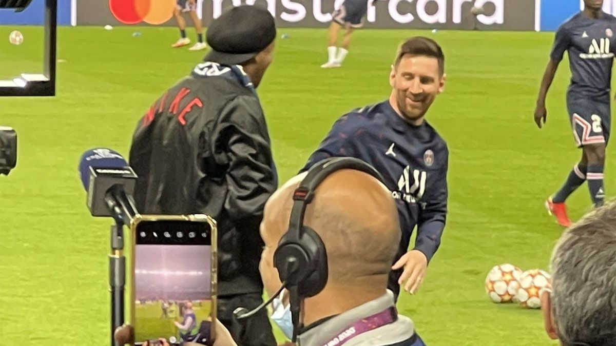 ¡abrazo Del Alma Así Fue El Reencuentro Entre Messi Y Ronaldinho