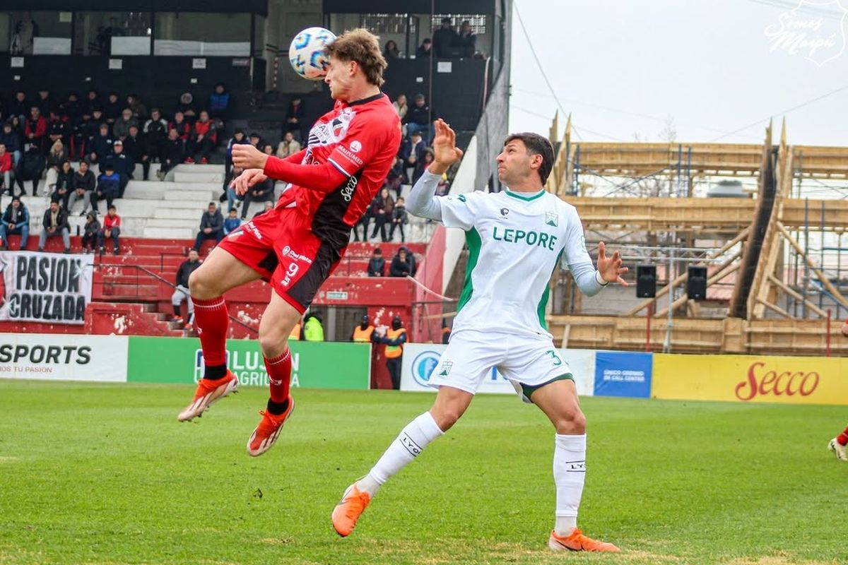 P&iacute;o Bonacci, delantero del Deportivo Maip&uacute;. Foto: Gentileza Prensa Maip&uacute;.&nbsp;