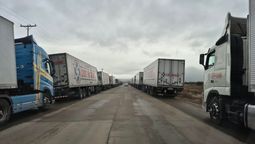 Comenzó el operativo para subir camiones acumulados en Mendoza
