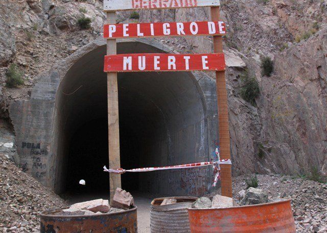 Licitaron por segunda vez la reparación del túnel de Los Reyunos