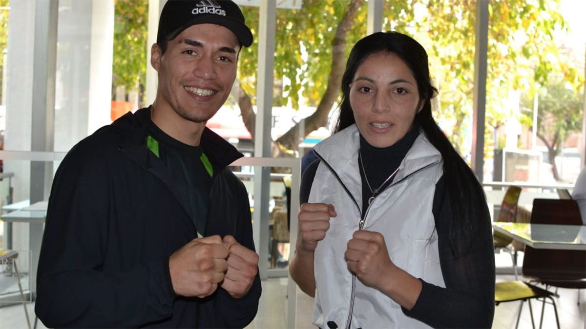 Maximiliano Segura y Karen Alaníz.