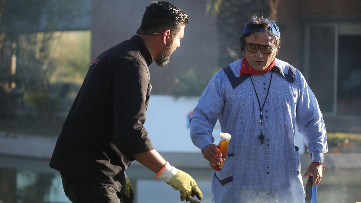 Tinchito y el chef Javier Sosa