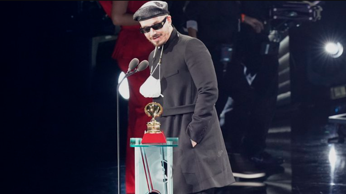 J Balvin fue uno de los grandes ganadores de la noche.