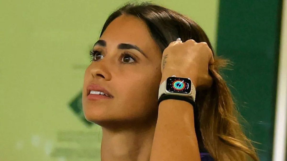 Antonela Roccuzzo está causando estragos con su presencia en el Mundial Qatar 2022.