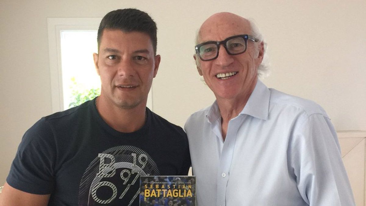 Sebastián Battaglia está muy agradecido por los consejos que le brindó Carlos Bianchi.