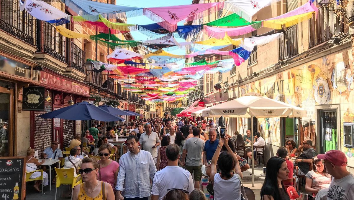 Calle de la Cava Baja. Calle de la Cava Baja.
