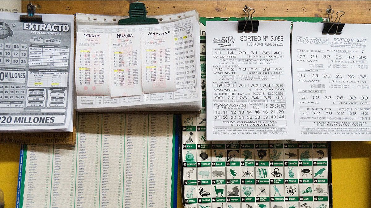 La Quiniela de Mendoza tiene cuatro sorteos de lunes a sábados.