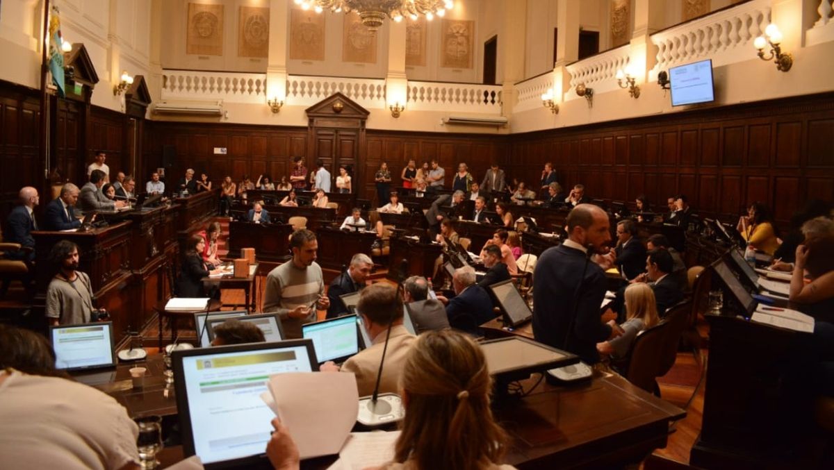 La Cámara de Diputados de Mendoza durante el debate de este miércoles.