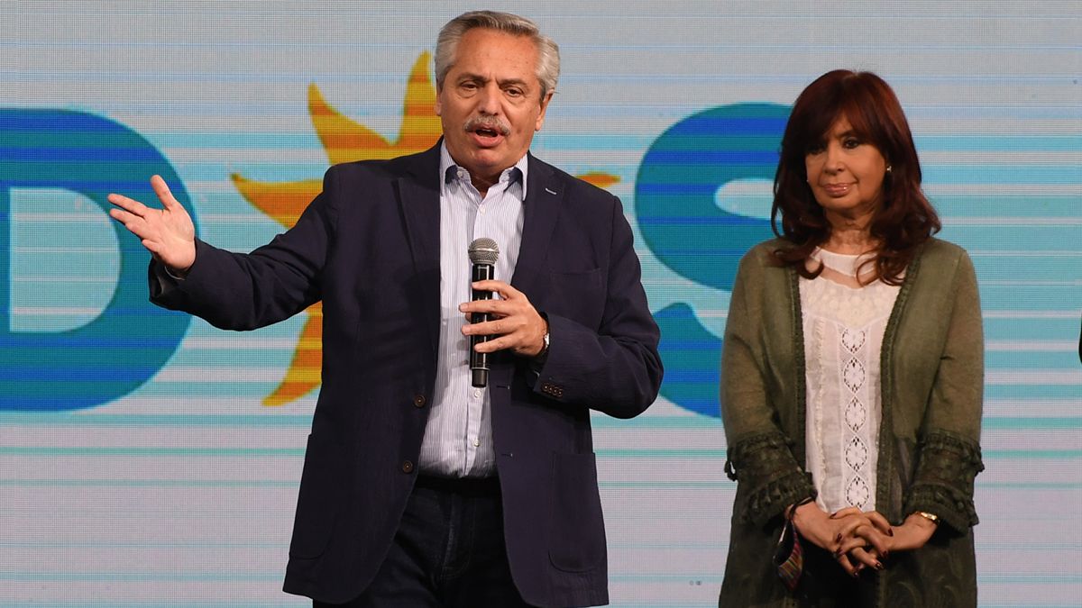 El presidente Alberto Fernández y la vice Cristina Kirchner