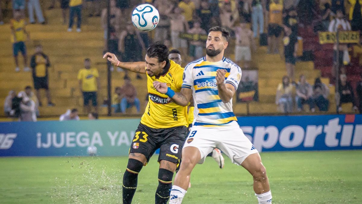 Boca visita a Barcelona de Ecuador.