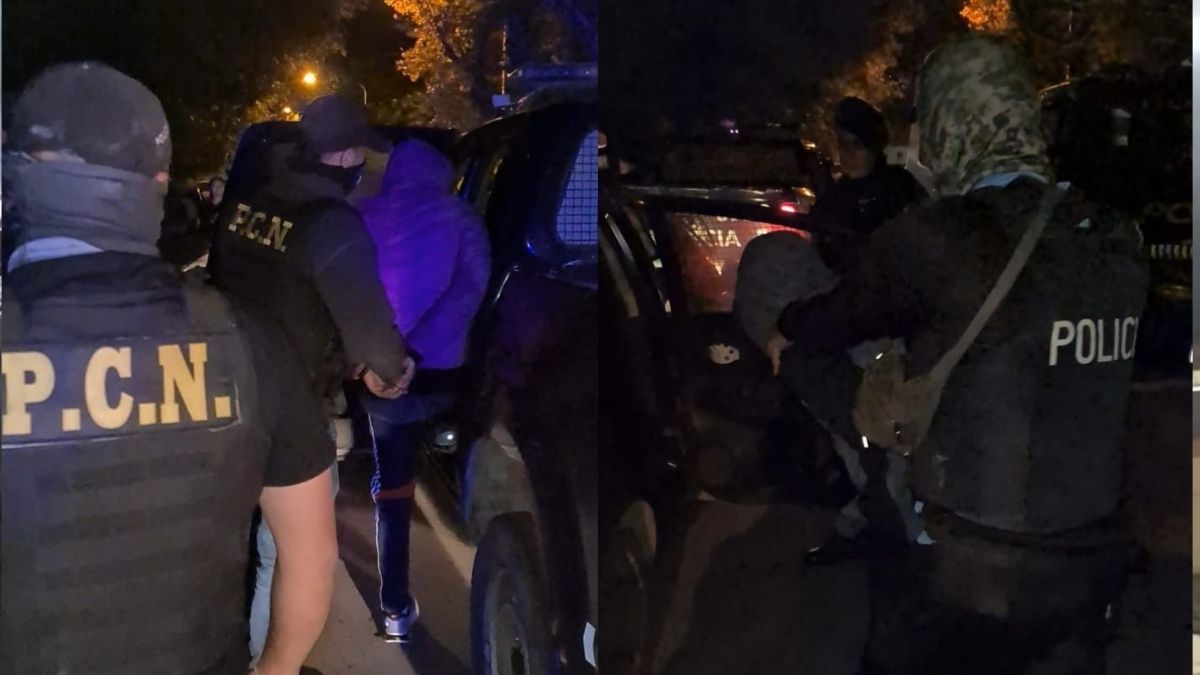 La Policía logró desbaratar una banda narco que operaba en el Valle de Uco. Los detenidos son apodados El Kaká y El Oso y suman más de 70 antecedentes policiales.