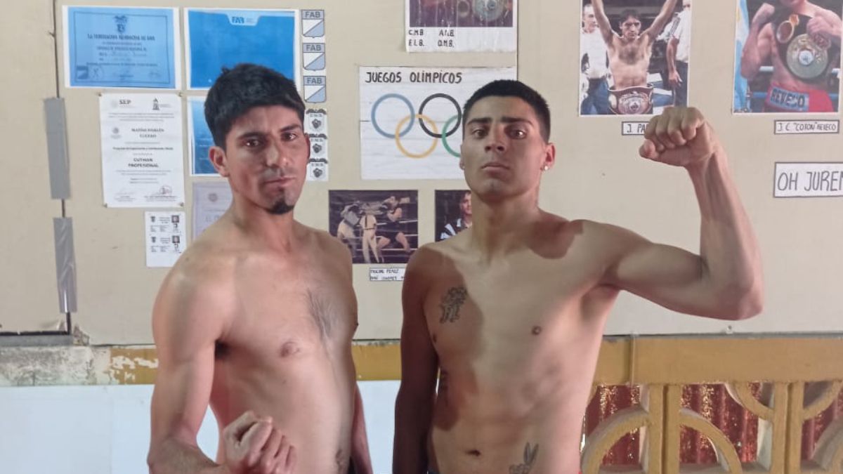 Boxeo profesional en Maipú: Damián Castro y Alejandro Cirica en peso y listos para combatir