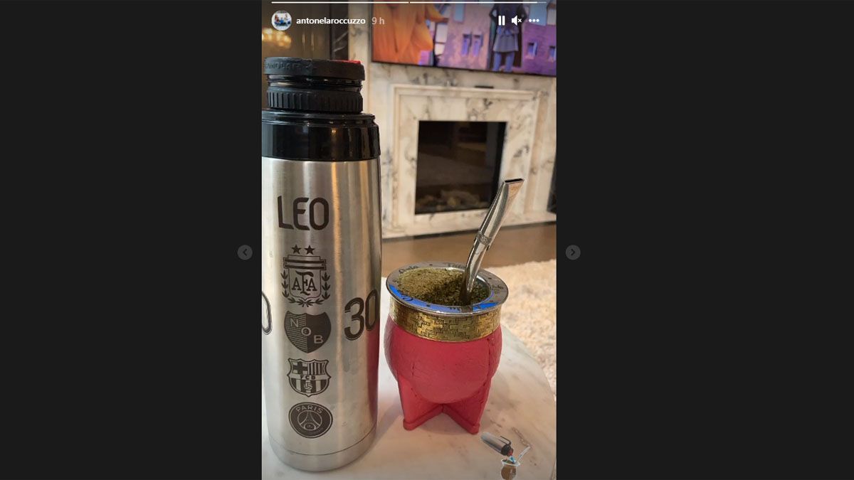 Antonela Roccuzzo cuidó uno de los mayores tesoros de Messi