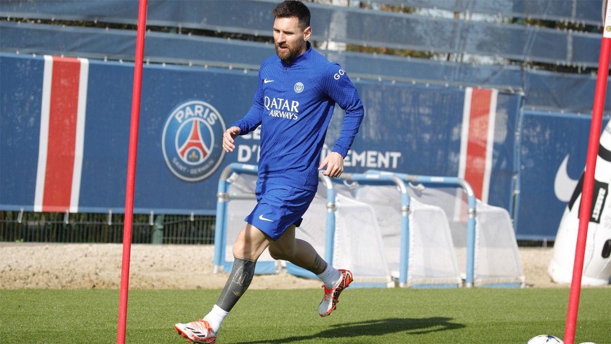 Lionel Messi y el cuerpo médico del PSG están tomando todos los recaudos para una óptima recuperación de la Pulga.
