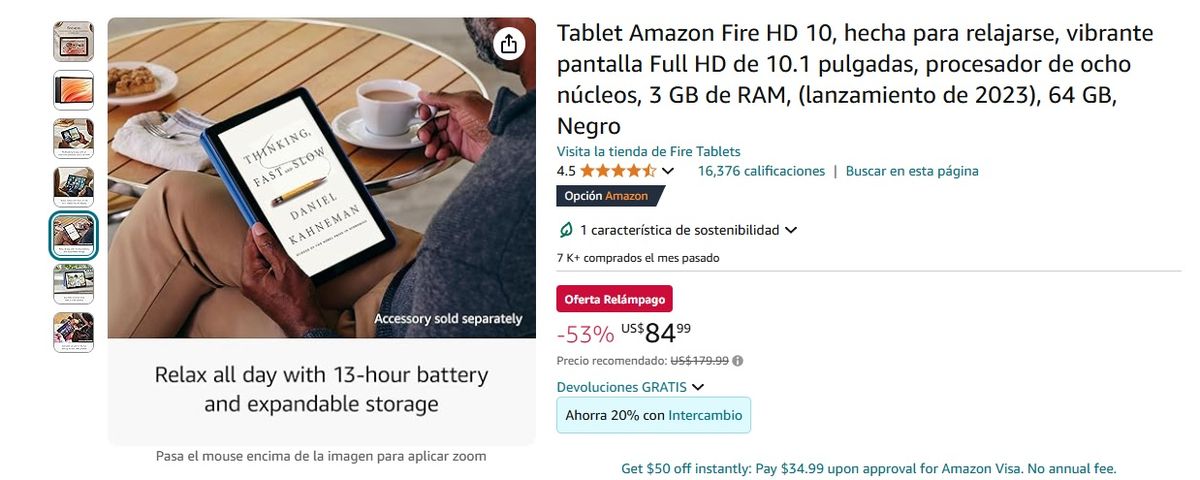 Aprovecha esta oferta en Amazon. Aprovecha esta oferta en Amazon.