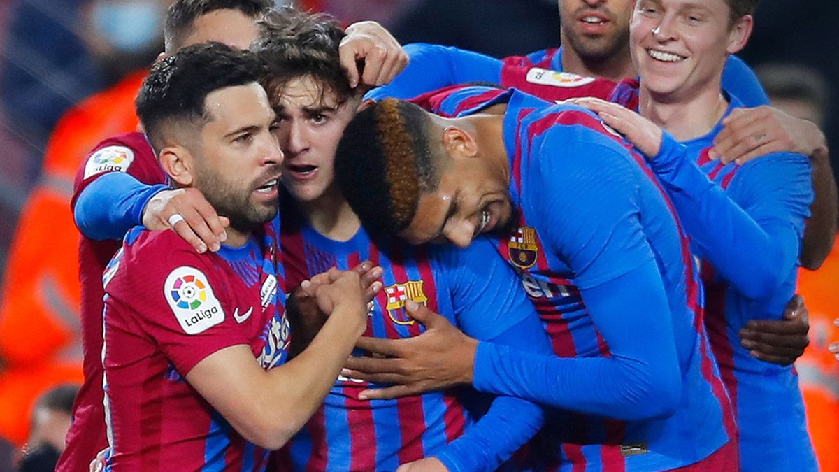 Barcelona ganó de manera agónica y festejó como nunca