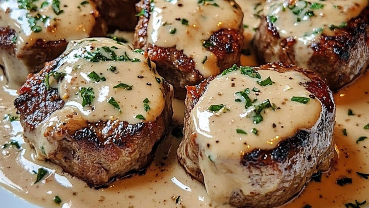 Nada más rico que elaborar unos ricos trocitos de carne con salsa de manteca de ajo