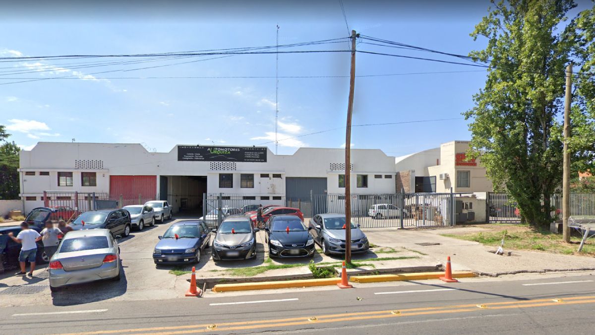La concesionaria de autos ubicada en calle Urquiza de Guaymallén.