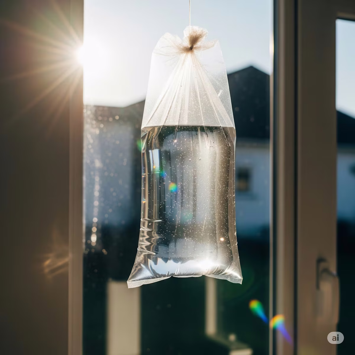 Colgar bolsas llenas de agua en las ventanas de casa: por qué recomiendan hacerlo Colgar bolsas llenas de agua en las ventanas de casa: por qué recomiendan hacerlo