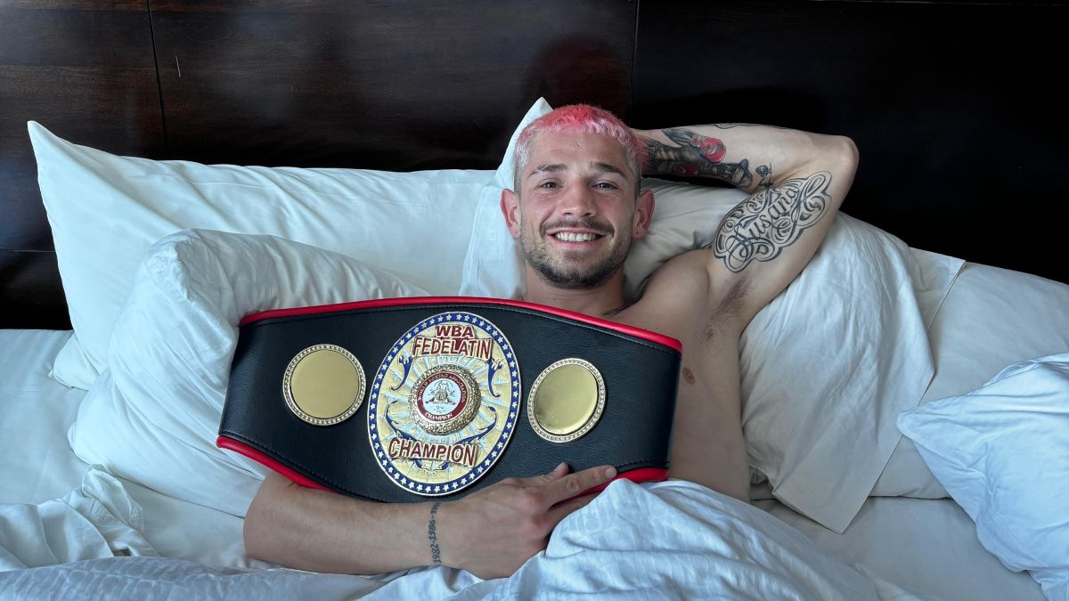 El despertar del campeón. Coki Soto no pudo ocultar su alegría luego de la noche consagratoria en Panamá
