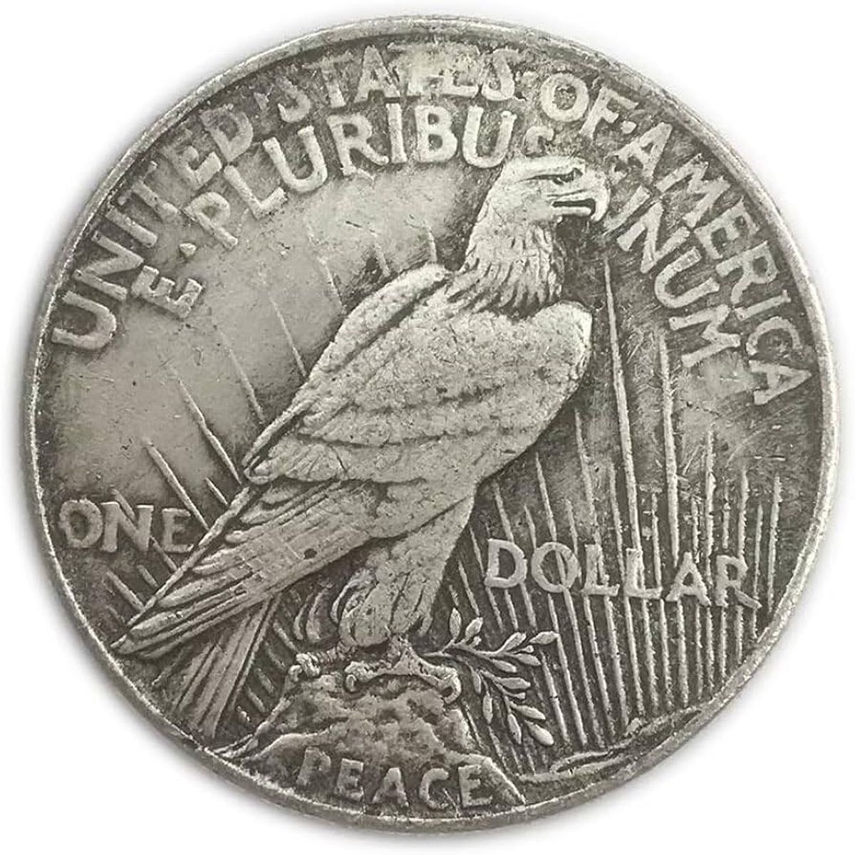 En su reverso se observa un águila "mirando el futuro". En su reverso se observa un águila "mirando el futuro".