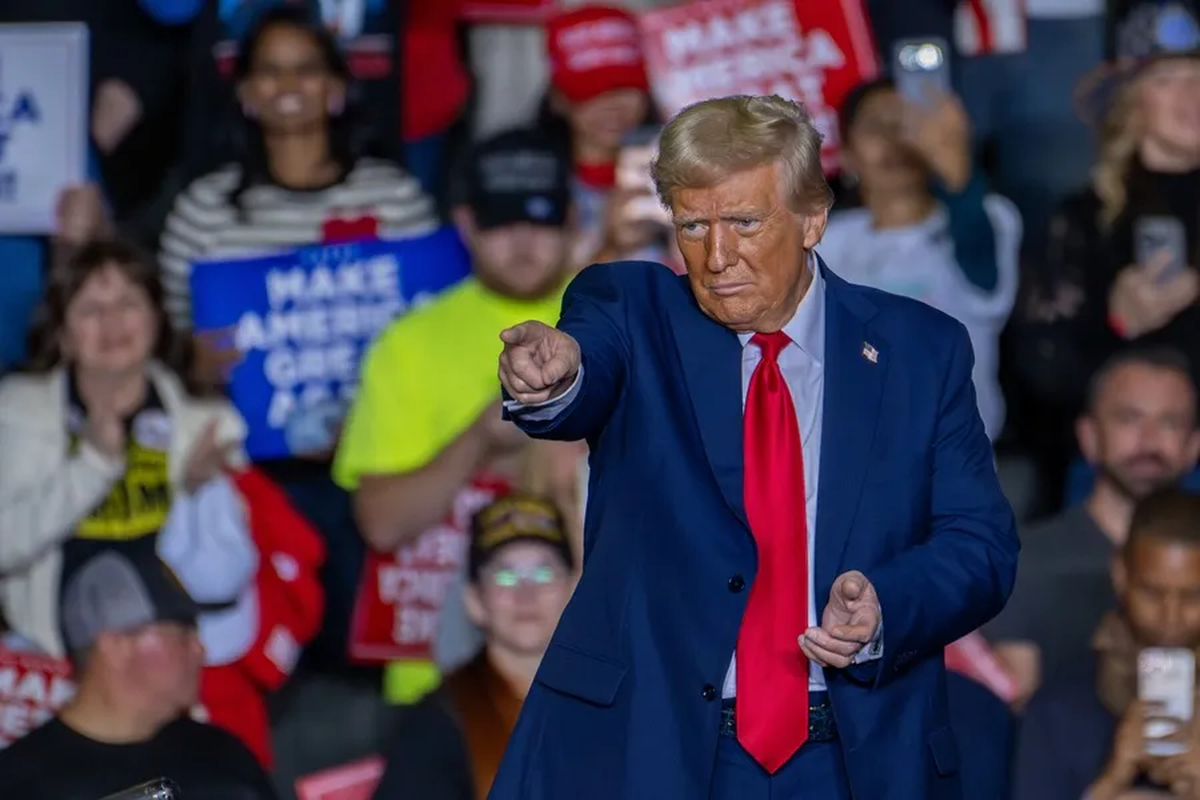 La inmigración y la frontera es el tema central de la campaña de Donald Trump. Crédito: EFE.