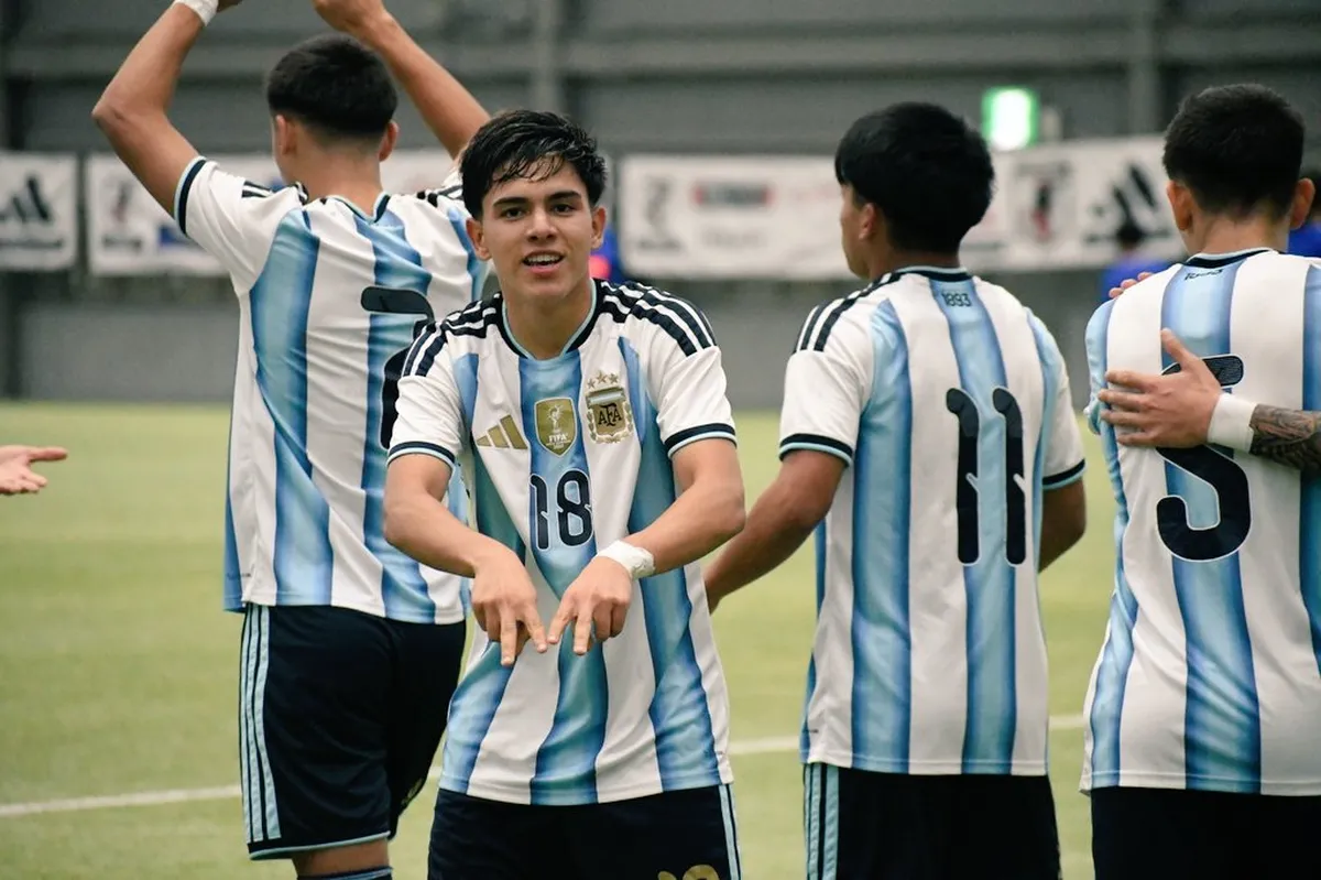 La Sub 16 goleó en Japón.