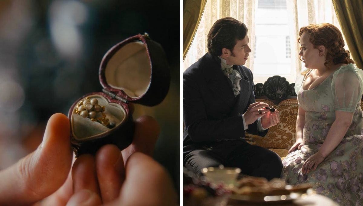 Colin Bridgerton pidiendole matrimonio a Penelope Featherington. Colin Bridgerton pidiendole matrimonio a Penelope Featherington.