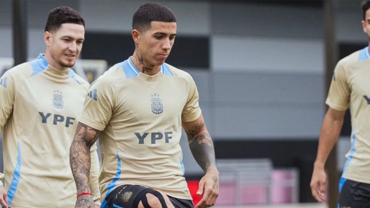 Enzo Fernández le dio otro dolor de cabeza a Scaloni y a la Selección argentina