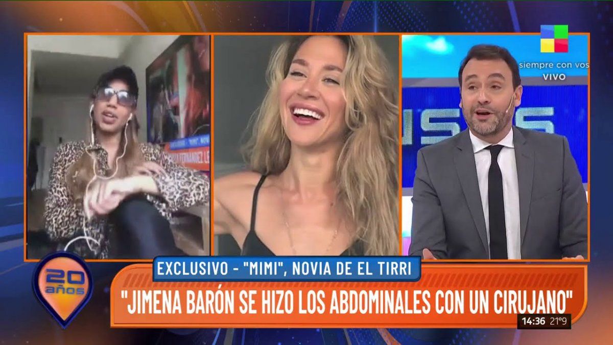 ¡Tremendo! Mimi acusó a Jimena Barón de mentir sobre su cuerpo: Se operó los abdominales en Miami