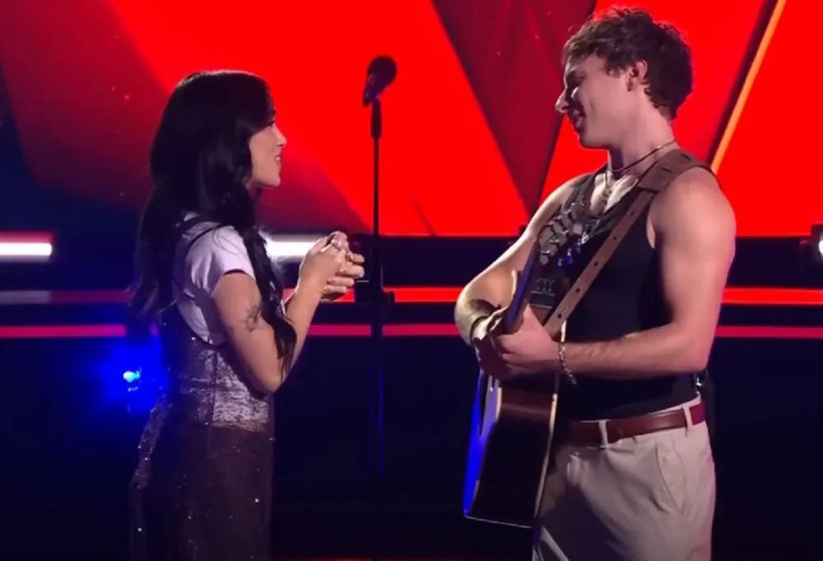 Lali festejó que Ambrosio la eligiera para sumarse a su team en el reality show La Voz Argentina. Lali festejó que Ambrosio la eligiera para sumarse a su team en el reality show La Voz Argentina.