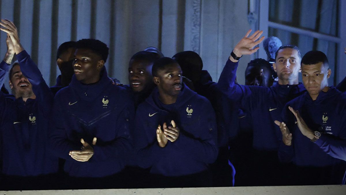 Mbappé y sus compañeros agradecieron el apoyo