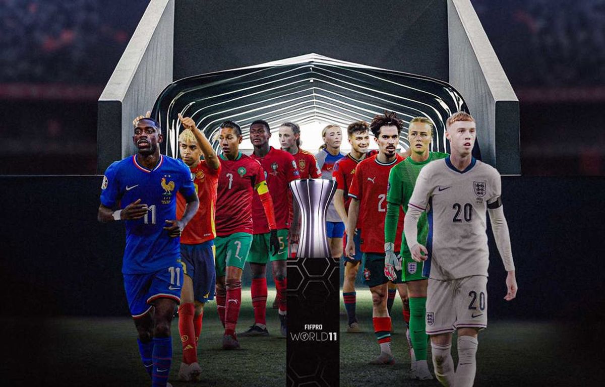 El 11 ideal de 2025 de FIFPro: sin Messi, pero con varias sorpresas en el ranking