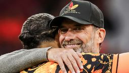 Klopp se reencontró con Van Dijk.
