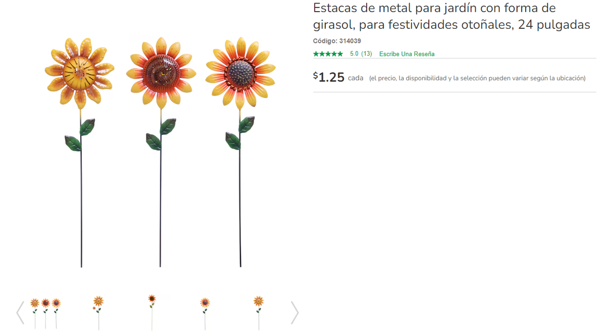Decora tu jardín con estas estacas de girasol. Decora tu jardín con estas estacas de girasol.