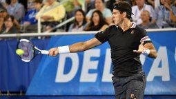 Del Potro no pudo con McDonald y se despidió de Delray Beach
