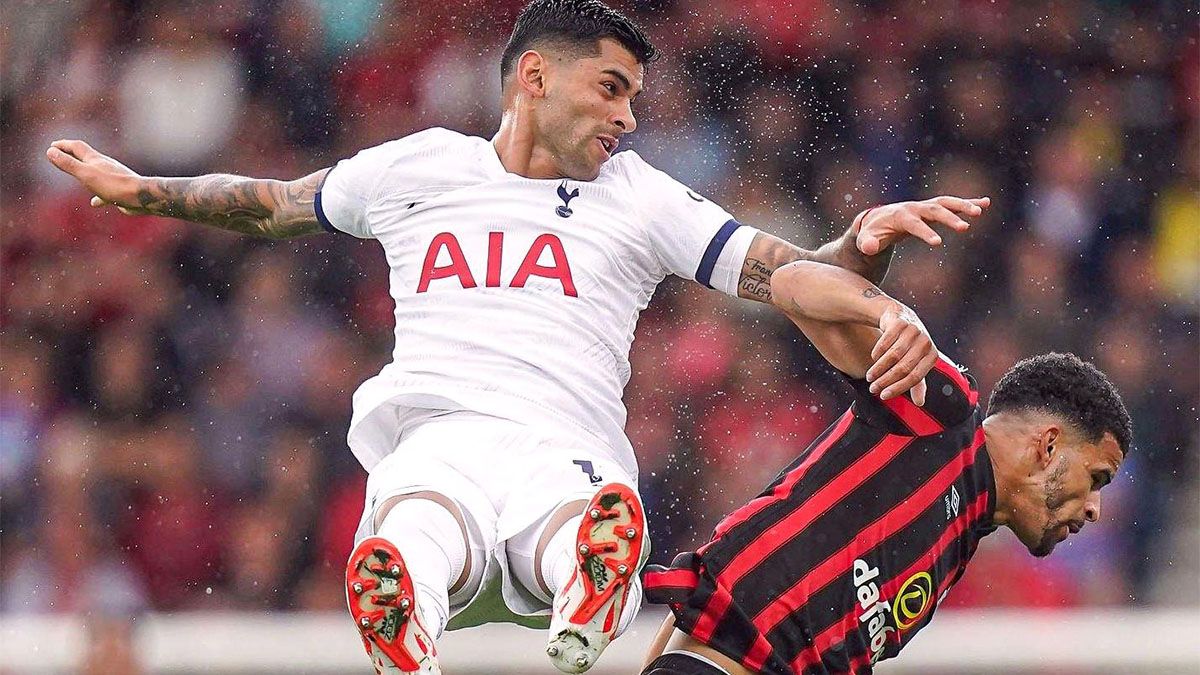 Cuti Romero fue titular en el triunfo del Tottenham.