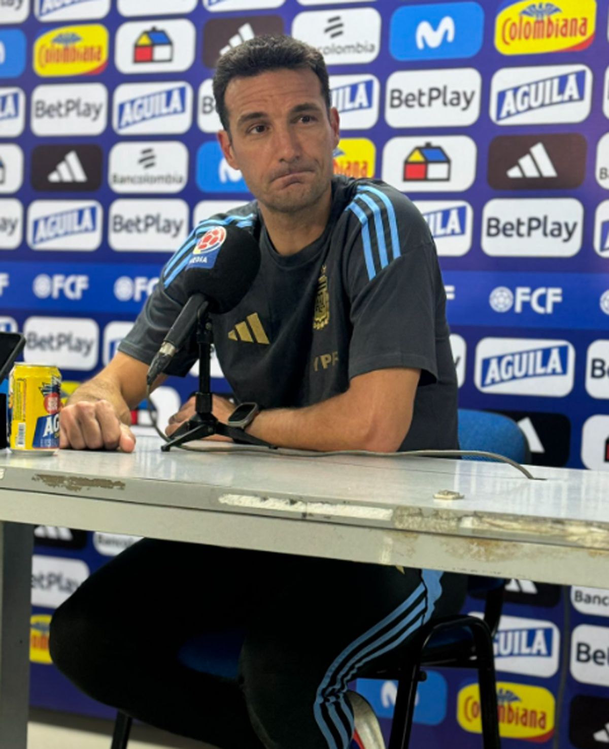 Lionel Scaloni no pudo esconder su bronca tras la derrota de la Selección argentina. Lionel Scaloni no pudo esconder su bronca tras la derrota de la Selección argentina.