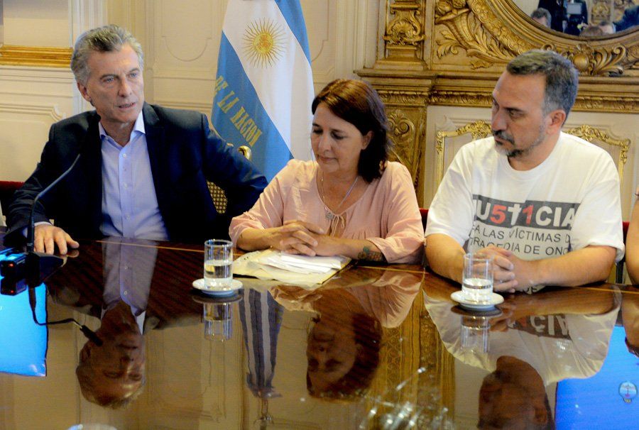 Macri recibió a familiares de la tragedia ferroviaria de Once