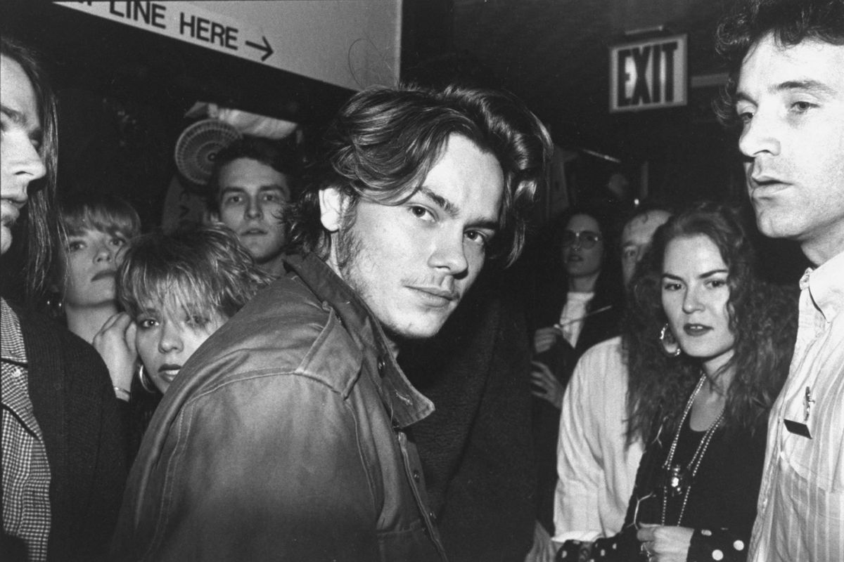 River Phoenix en los años 90. River Phoenix en los años 90.