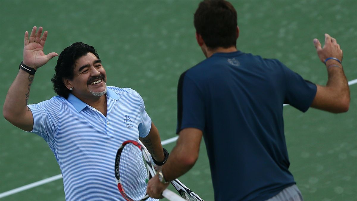 Qué le pidió Maradona a Del Potro tras ganar la Copa Davis.