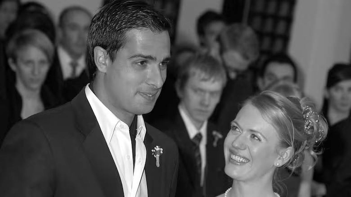 Martín Mateu y su esposa austríaca. Un flechazo que terminó en familia. Martín Mateu y su esposa austríaca. Un flechazo que terminó en familia.