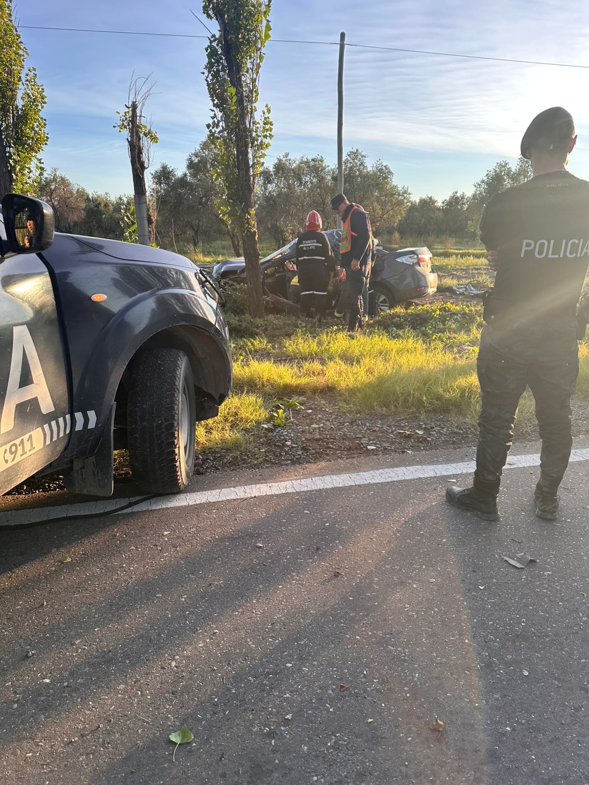 El automovilista fallecido fue identificado como Álvaro Serrudo David Marco, un joven de 27 años. El automovilista fallecido fue identificado como Álvaro Serrudo David Marco, un joven de 27 años.