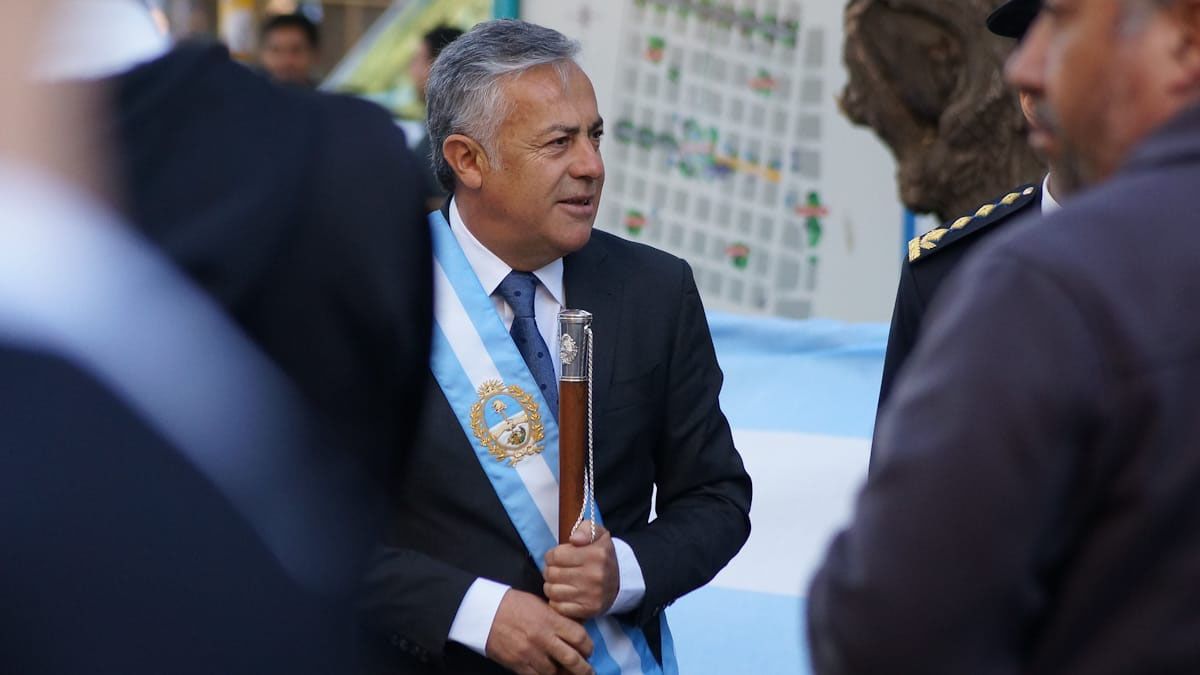 Alfredo Cornejo al llegar a la Legislatura.&nbsp;