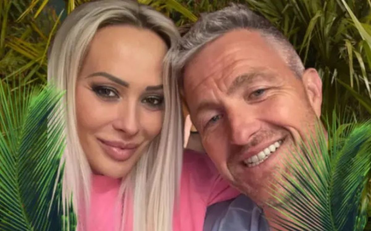 Ralf Schumacher con su ex esposa: Cora.