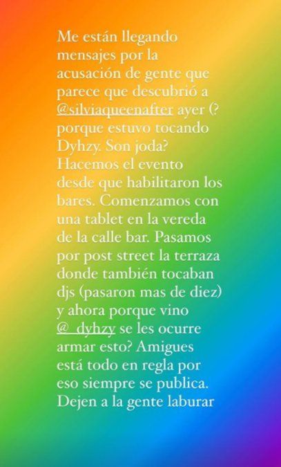 Dyhzy fue acusado de ir a una fiesta clandestina y se descargó: 