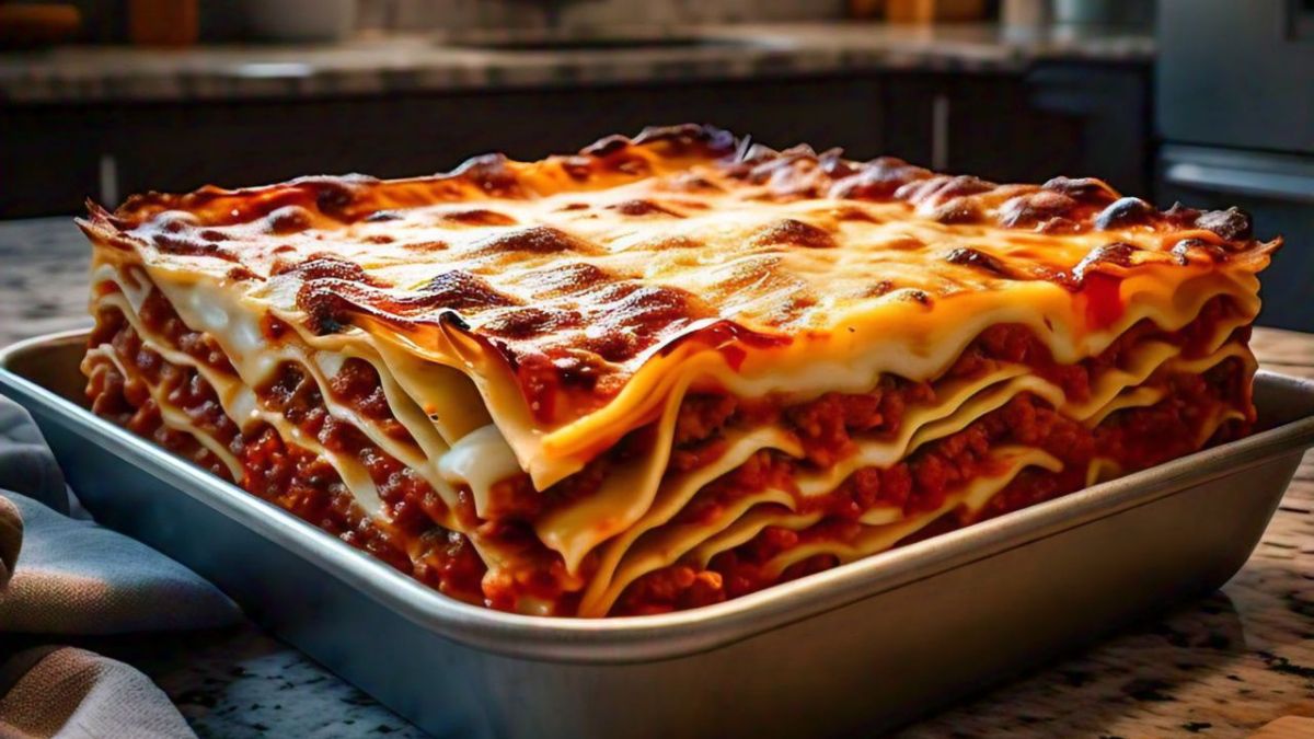 Recetas: cómo hacer una lasaña cremosa con mucha salsa y queso.