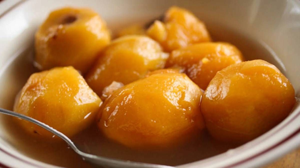 Recetas: duraznos en almíbar. Foto: gentileza foodandwineespanol.